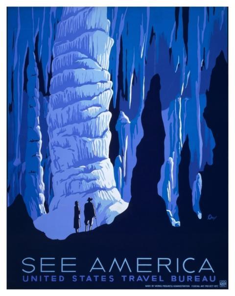 See America (1936) travel poster