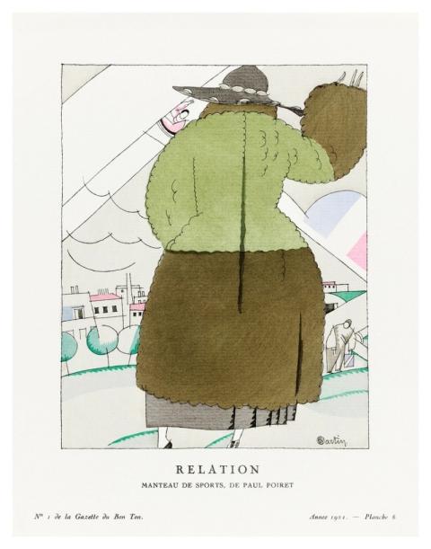 Relation, Manteau de sports, de