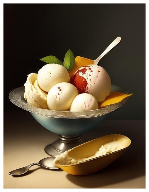 Sundae Dessert Ice Cream Still Life