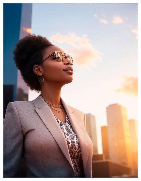 Ai Generated Woman African Afro