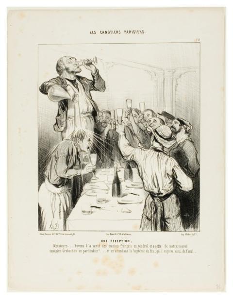 Reception. “Gentlemen..... let's drink health