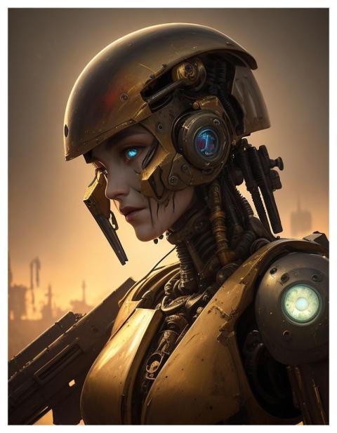 Woman Military Sci Fi Armor