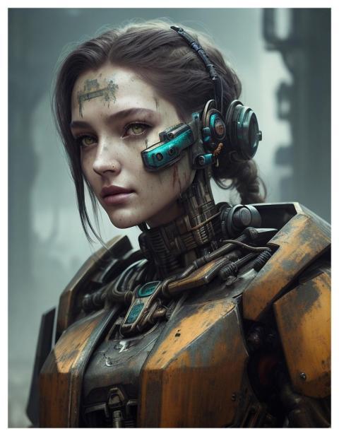 Woman Military Sci Fi Armor
