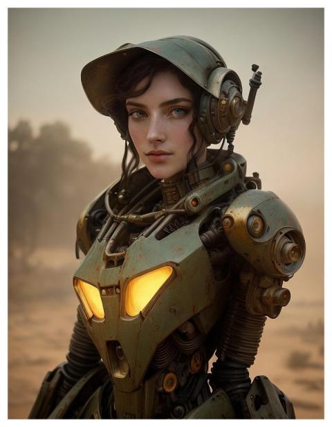 Woman Military Armor Soldier