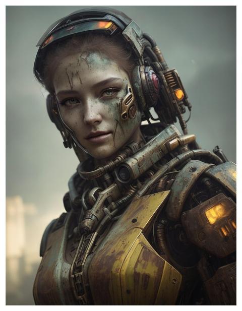 Woman Military Armor Soldier