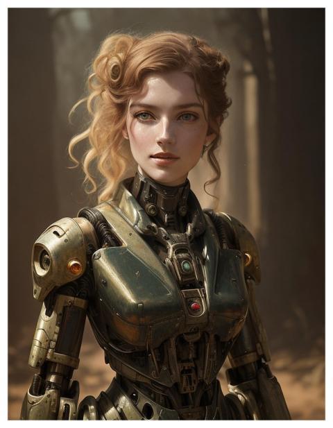 Woman Military Armor Soldier