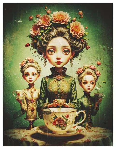 Surrealism Nature Baroque Tea