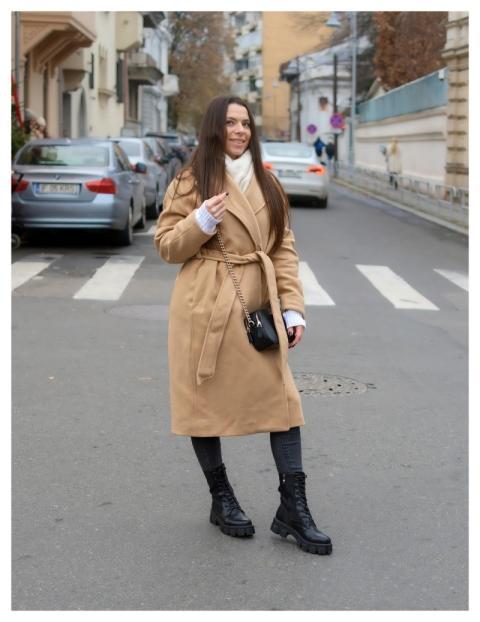 Girl Happy Casual Overcoat