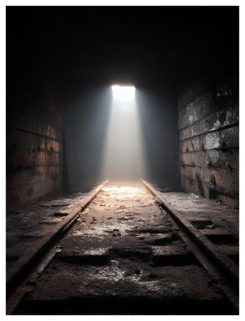 Tunnel Dark Light Rail