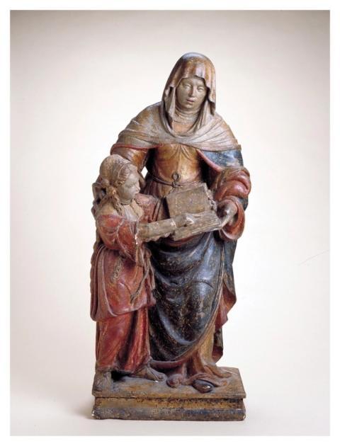 School Troyes, 'Education Virgin', sculpture