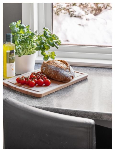 Kitchen Bread Cherry Tomatoes Oil