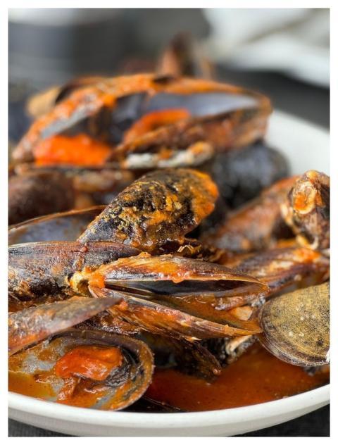 Mussel Plate Dish Healthy