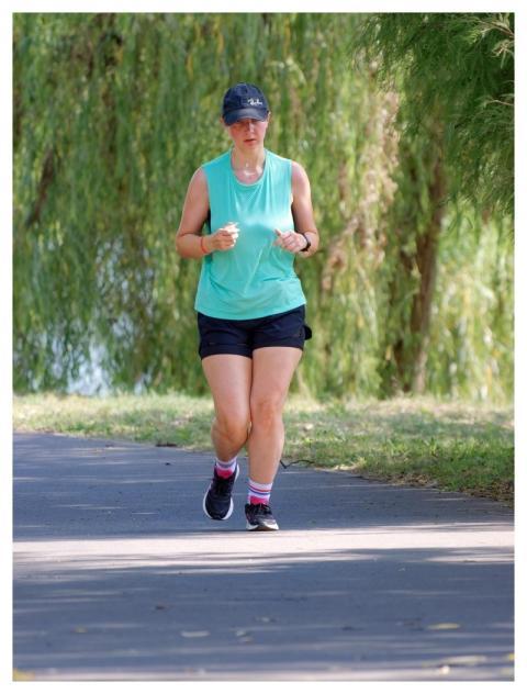Staff Woman Jogging Exercise