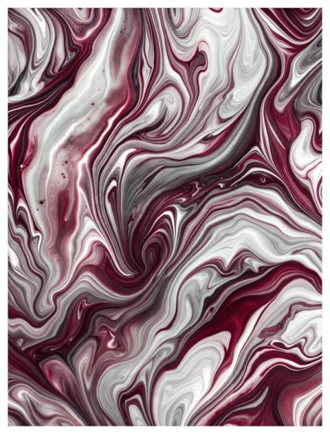Abstract Painting Marble Swirl