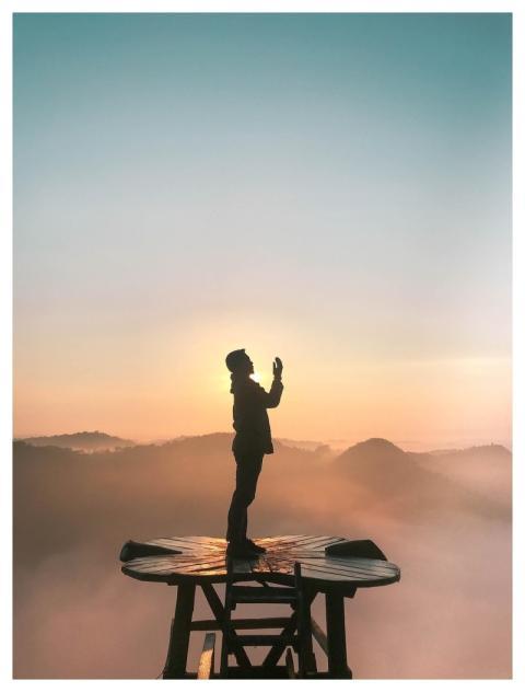 Sunset Yogyakarta Sunrise Potrait