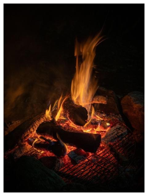 Fire Embers Heat Flames