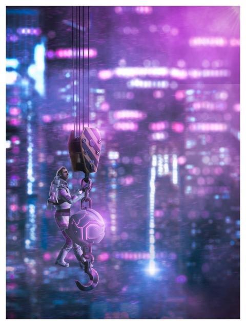 Future Light Astronaut Science Fiction