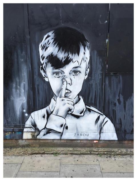 Zabou Street Art London Brick Lane