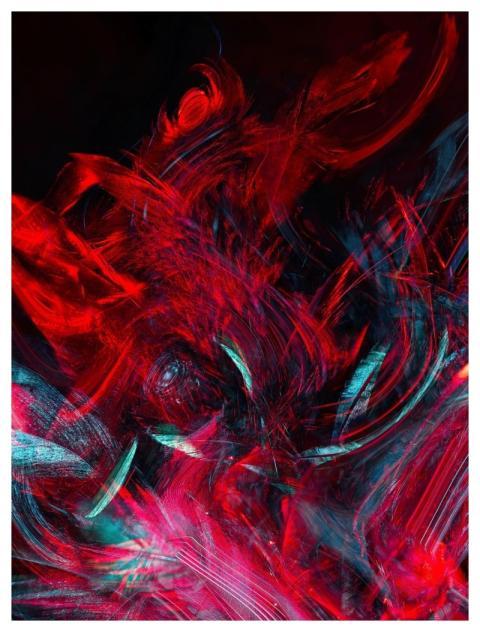 Abstract Painting Wallpaper Pattern