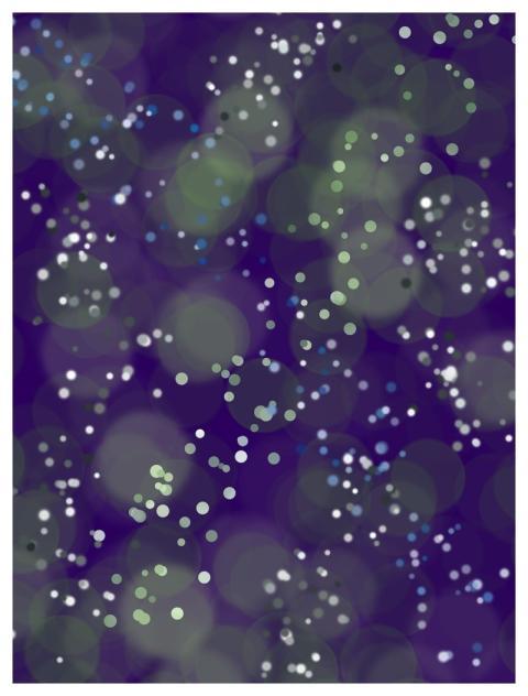 Bokeh Purple Design Pattern