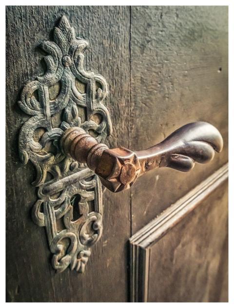 Door Handle Historical Metal Ornament