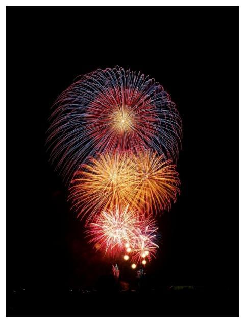 Fireworks Summer In Japan Night Nature