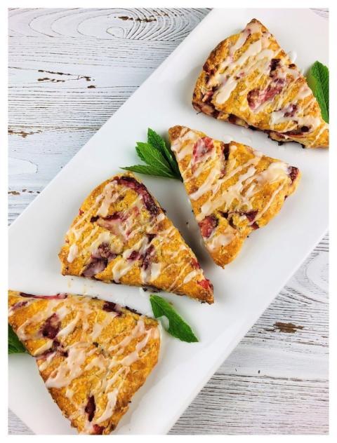 Dessert Scones Food Delicious