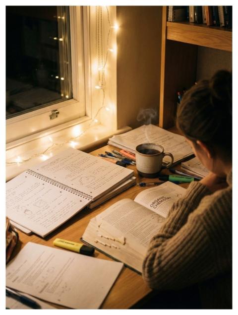 Study Skills Studying At Night Student Productivit