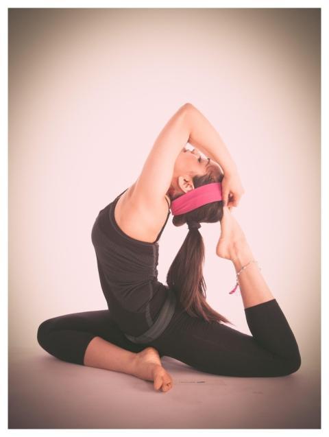 Woman Gymnastics Yoga Workout