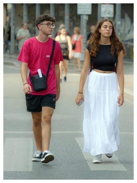 People Young Couple Casual