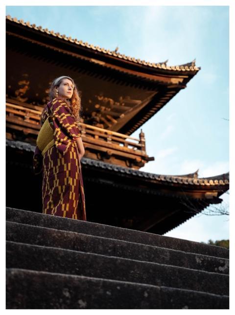 Woman Temple Japan Culture