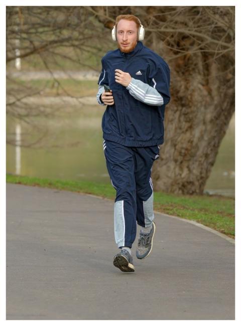 Man Young Blond Tracksuit