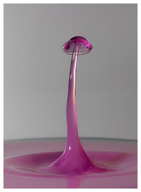 Glass Water Drop Art Glass Art Water
