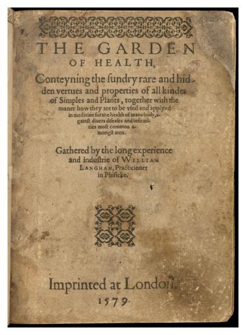 garden health, containing sundry rare