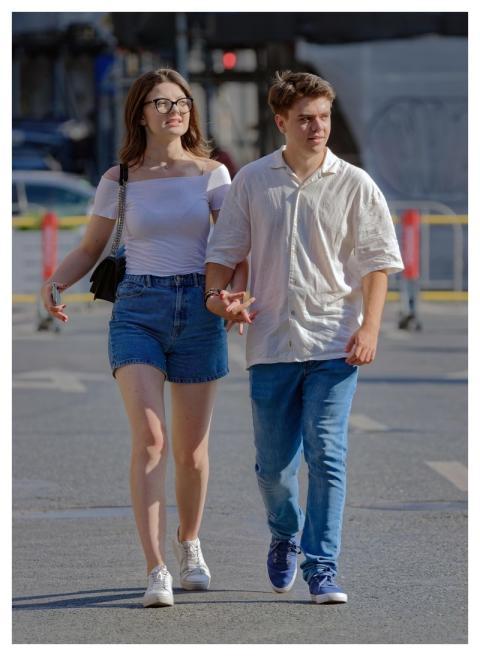 Couple Friends People Casual