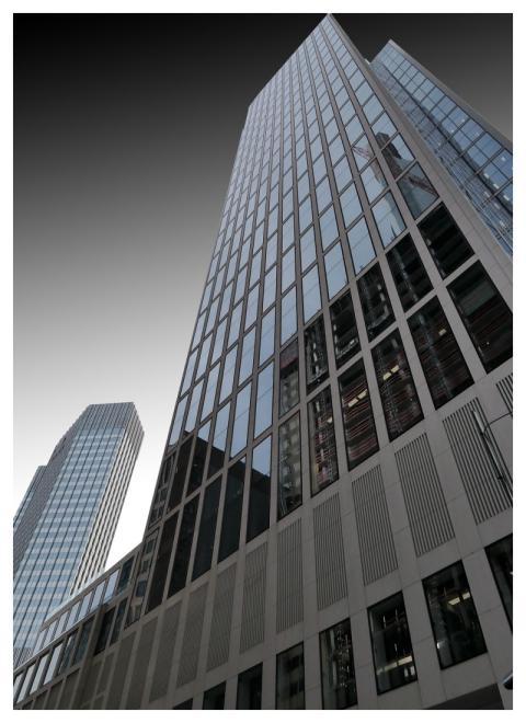 Architecture Frankfurt Skyscrapers Reflection