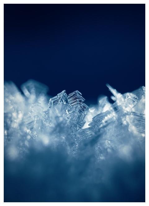Ice Snow Crystal Formation
