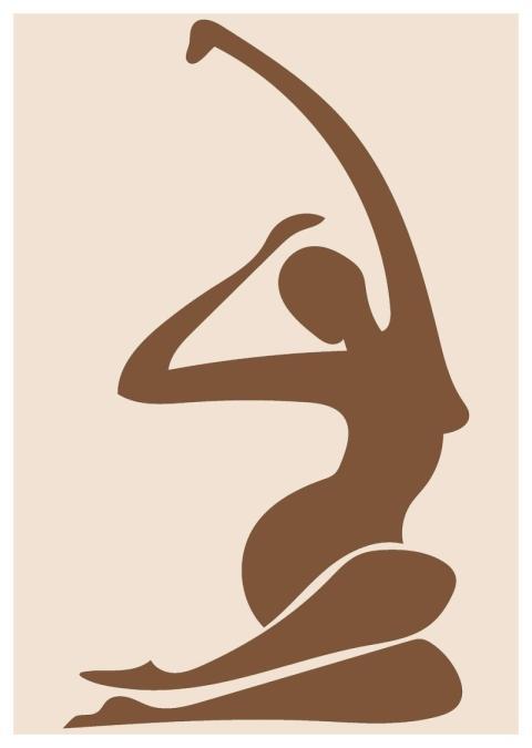 Yoga Drawing Background People