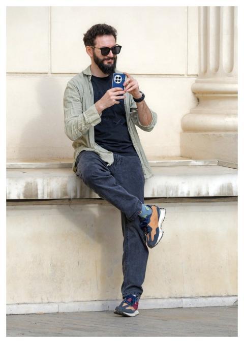 Man Young Beard Sunglasses