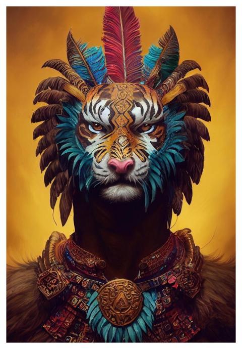 Tiger Antropologic Tiger Tiger Warrior Warrior
