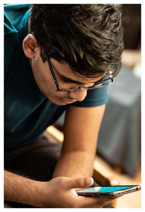 Man Smartphone Phone Media