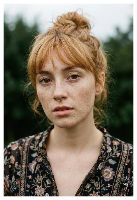 Redhead Freckles Woman Portrait