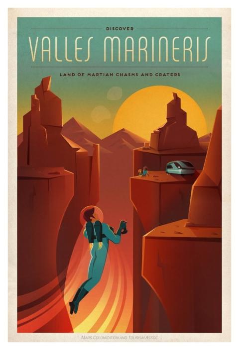 Travel Poster: Valles Mariners