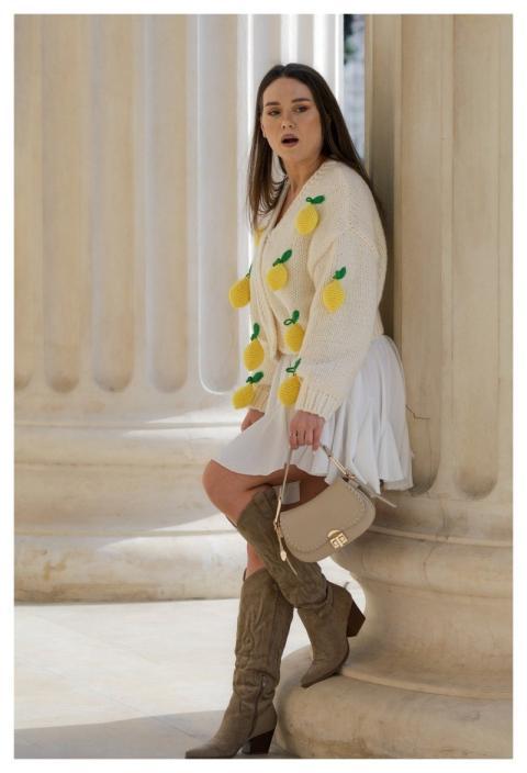 Woman Fashion Boots Purse