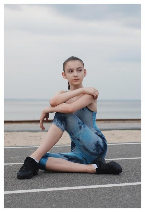 Girl Stretching Warming Up Run