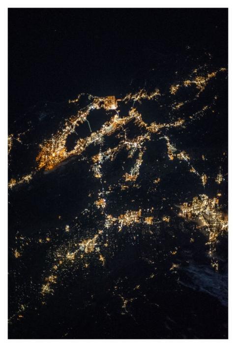 Northern California at Night (NASA, International