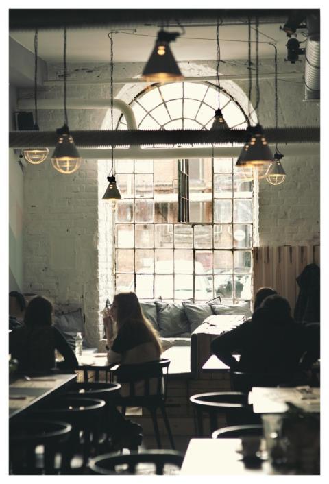 Vintage Restaurant Window Lamps