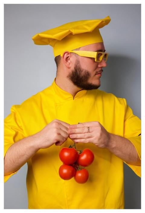 Chef Cook Cooking Tomatoes