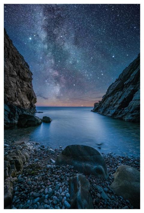 Sweden Beach Milky Way Stars