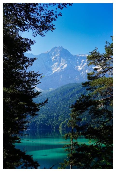 Eibsee Lake Mountains Bavaria